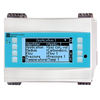 Calculateur de débit et d'énergie universel RMC621  pour les gaz, les liquides et la vapeur selon standards (IAPWSIF97, SGERG88)