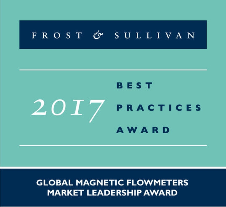 Endress+Hauser reçoit le Global Market Leadership Award pour les débitmètres électromagnétiques