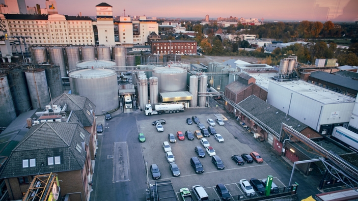 Usine de raffinage d'huile alimentaire