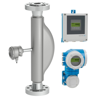 Photo du débitmètre Coriolis Proline Promass O 500 / 8O5B avec différents transmetteurs séparés