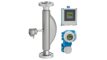 Photo du débitmètre Coriolis Proline Promass O 500 / 8O5B avec différents transmetteurs séparés