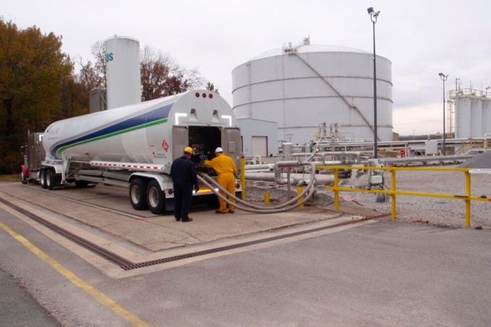 Chargement d'un camion de GNL avec une solution Endress+Hauser