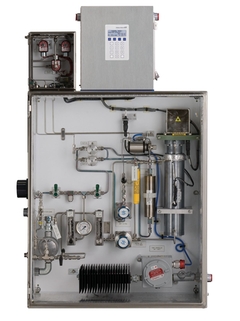 Photo analyseur de gaz SS2100 TDLAS avec système de conditionnement des échantillons, vue ouverte