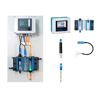 Platine prête à l'emploi pour la mesure du chlore libre dans tous les process de désinfection Platine d'analyse du chlore libre pour l'eau de process, les piscines et les utilités