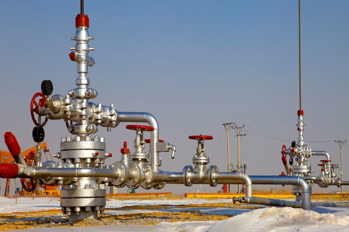Conduite de gaz dans l'industrie pétrolière et gazière