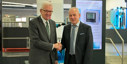 Minister-President of Baden-Württemberg visits Endress+Hauser