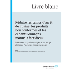 Livre blanc pour une production efficace dans l'agroalimentaire