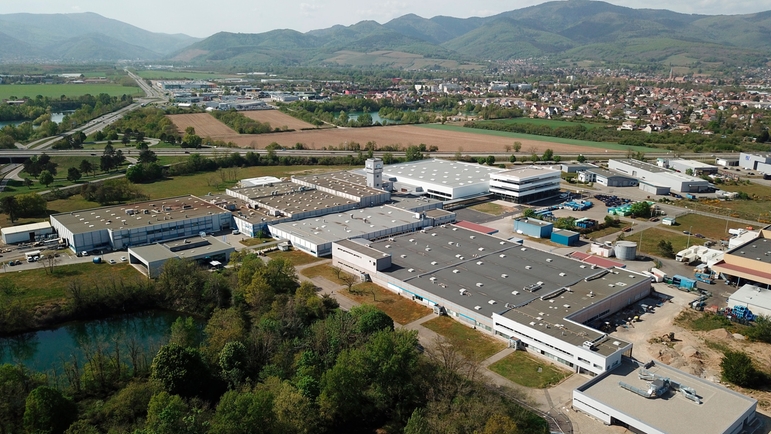 Le campus d’entreprise d’Endress+Hauser s’étend sur 37000 mètres carrés.